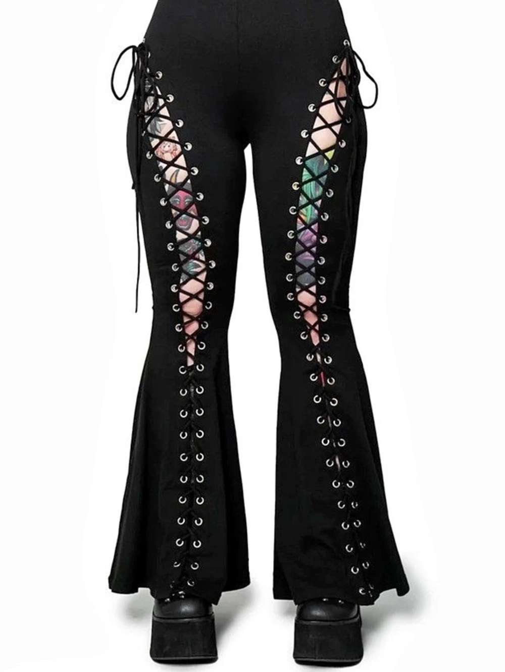 Forest Ink Alice Black Flare Pants